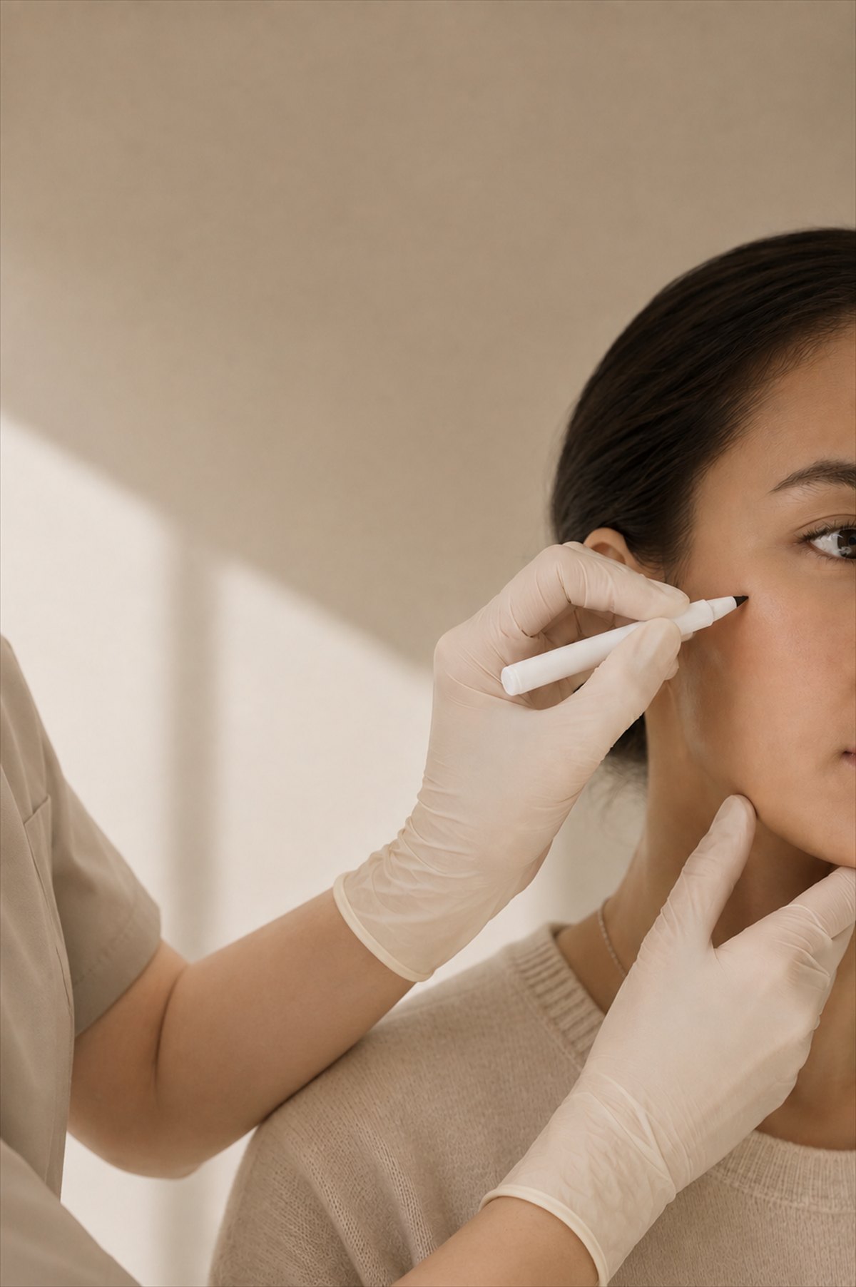 A precise, nurse-performed cosmetic injection